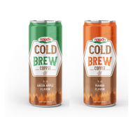 Café froid Nawon 8,45 FL OZ saveur pomme verte et mangue, boisson caféinée