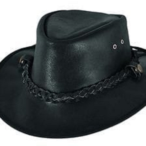 Sombreros de cuero marrón estilo vaquero, Estilo Vintage, único - Product Image 1