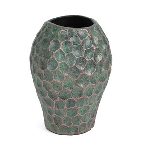 Vase à fleurs en bois de couleur noire pour la décoration de la maison designer vase à fleurs en bois de manguier mdf pour les idées décoratives de mariage - Product Image 4