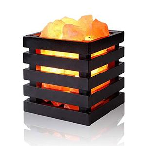 Lampe de sel artisanale de l'Himalaya de Sian Enterprises avec panier en matériaux organiques, couleur et taille personnalisées pour la décoration de la maison - Product Image 3