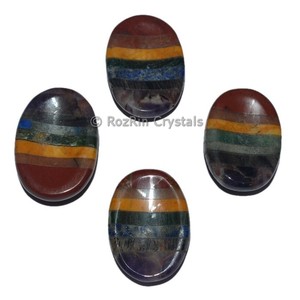 Supplier of Chakra bonded <b>worry</b> <b>stone</b> : Chakra bonded <b>worry</b> <b>stone</b> For Sale - Product Image 1