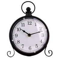 Métal horloge de table de bureau