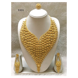 Conjunto de Joyería Africana Nueva Clásica, Hermosa, Diseño Chapado en Oro - Product Image 1