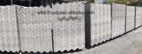 Láminas de Techo Corrugadas de Fibrocemento Sin Asbesto de Alta Calidad, Fabricadas en Vietnam para Aplicaciones en Apartamentos