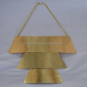 Collar de cadena y Bola de Latón chapado en oro con perla y ágata, regalo de estilo cristiano religioso clásico, joyería de aleación de Zinc - Product Image 6