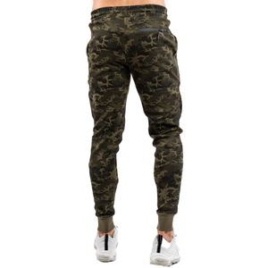 กางเกงวอร์มผ้าสแปนเด็กซ์เข้ารูปสำหรับผู้ชายกางเกงวิ่งกางเกงวอร์มผ้าไนลอนยืดทรงเรียวสำหรับผู้ชาย - Product Image 3