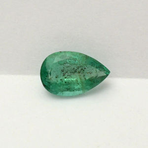 1,19 Cts corte de pera certificada piedra preciosa suelta 100% piedra preciosa Esmeralda zambiana natural lista para ajuste de joyería proveedor al por mayor - Product Image 3