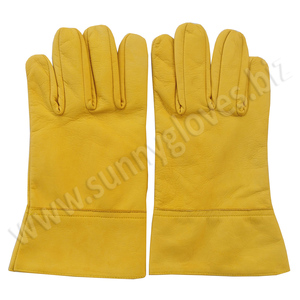 Gants de sécurité en cuir de vache fendu, pour la protection des mains, accessoire de travail - Product Image 6