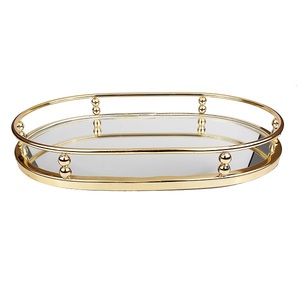 Bandeja de vidrio de forma cuadrada de diseño único de alta calidad bandeja para servir té y café hogar Hotel restaurante Catering usado - Product Image 5