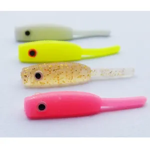 ESFISHING Mon Shad 30mm0.35gフィッシングベイトの香りアイスフィッシングスイムベイト超高品質ルアーワームルアー