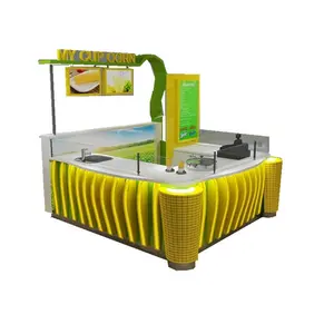 high end Yummy cup corn kiosk | sweet corn kiosk design in mall for sale