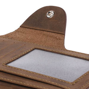 Billetera larga de cuero genuino para hombre, billetera de grado superior, 2023 - Product Image 3