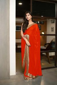 Tissu en soie douce avec impression numérique, miroir de travail, conception de fleurs, sarouel de styliste, bollyden, couleur maroon avec blouse indienne - Product Image 6