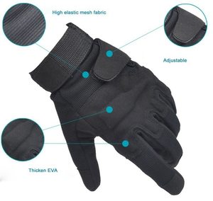 Gants de travail en cuir rembourrés durables, anti-vibrations, avec pointes tactiles, confortables, écologiques, pour toutes les saisons - Product Image 6