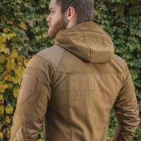 Veste tactique professionnelle en coton et polyester personnalisée pour l'hiver, pour hommes, avec lunettes de protection, capuche, couleur et logo personnalisés