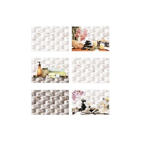 30x45cm กระเบื้องผนังเซรามิกสีน้ำตาลเข้มตกแต่งภายในและภายนอก - Product Image 6