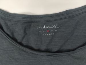 Ropa ecológica de gama alta, etiquetas de marca teñidas, excedentes para mujer y niña, medio pantalón corto, cuello redondo, camisetas informales de algodón, Dhaka Stock - Product Image 3