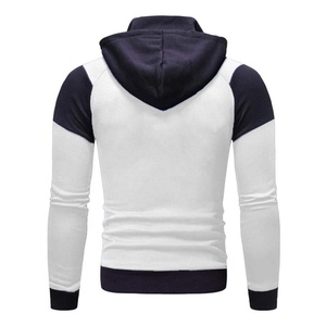 Sudadera con capucha de forro polar con cremallera de color contrastante personalizada para hombre, sudadera de golf deportiva acogedora, prendas de vestir, Sudadera con capucha gráfica - Product Image 5
