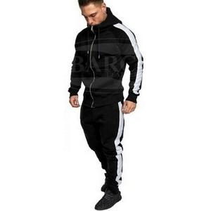 2024 meilleure qualité en gros survêtement pour la saison d'hiver survêtement tissu polaire 100% coton pleine fermeture éclair survêtement pour hommes - Product Image 4