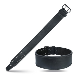 Ceinture de musculation professionnelle en cuir de vachette respirant avec logo personnalisé, 10 mm, 13 mm, boucle à levier robuste pour squats - Product Image 1