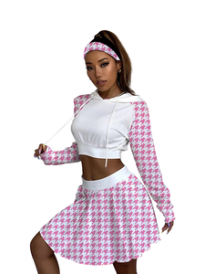 Novedad de primavera y verano, Falda corta de cintura alta bolsillo y deportiva con cinturón de cadera, falda de tenis de Golf de secado rápido elástica a prueba de luz - Product Image 3