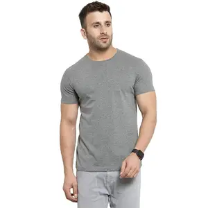 100% כותנה גברים T חולצות באיכות גבוהה אופנה זול סיטונאי לוגו מותאם אישית רגיל ריק חולצות