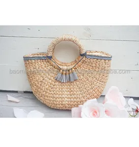 Wholesale Quality Eco-Friendly Water Hyacinth Bag From Vietnam Best Supplier Contact us for Best Price