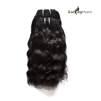 Cheveux naturels noirs pour femmes, qualité supérieure, ondulés, non traités, cuticules alignées, cheveux humains vierges brésiliens.