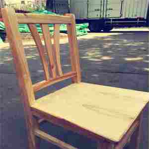 Chaise en bois, siège en paille, moins cher, 2019 - Product Image 1