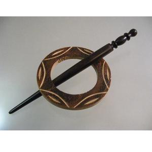 Mango Wood <b>Shawl</b> <b>Pins</b> India - Product Image 1