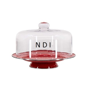 Qualité supérieure Forme arrondie Gâteau aux fruits Support de service Décoration de fête de Noël Vaisselle Tasse Gâteau Serveur Stand - Product Image 1