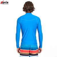 Maillot de bain de surf pour homme à manches longues, anti-UV UPF50+, séchage rapide, résistant au chlore, en polyester/nylon, sérigraphié