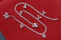 Bracelets de cheville fins en argent sterling pour un style élégant