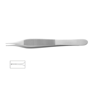 คีมหนีบเนื้อเยื่อสีน้ำตาล Adson สแตนเลสใช้ในโรงพยาบาลแบบแมนนวล - Product Image 6