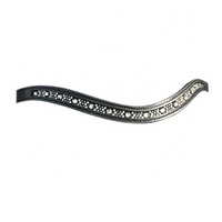 Grossistes Bandeau de bride en cuir avec chaîne Hot Fix de designer en pierre