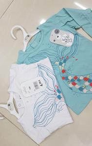 Lote de Camisetas de Algodón de Manga Larga para Bebés Niñas, de Alta Calidad, con Etiqueta de Marca, Diseño Multiestampado, Cuello Redondo, Estilo Casual - Product Image 4