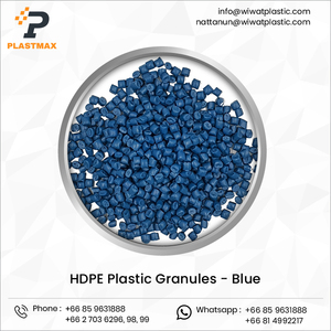 Granulés bleus de haute densité, 12 pièces, à bas prix, résine de moulage par soufflage, plastique certifié HDPE, vente en gros - Product Image 3