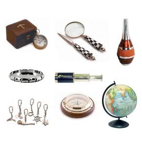 Promotional Gifts and Souvenirs Nautical Keychain Wholesale Vintage Look Antique Design Indian Handicraft Item <b>Top</b> Selling - Product Image 6
