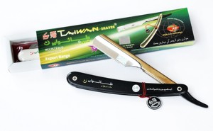 Rasoir de Barbier Taïwanais de Haute Qualité à Lame Simple pour Hommes, Utilisation Visage et Corps (TE-03 SB) - Product Image 4