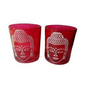 Ensemble de 3 bougeoirs à levier en verre, porte-bougies - Product Image 3