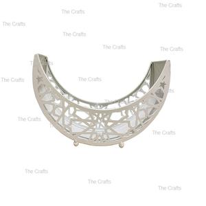 Metal Gold Color <b>Chocolates</b> Ramadan Tray Customized Size Moon And <b>Star</b> Shape Snacks Islamic Tray At Lowest Prices - Product Image 6