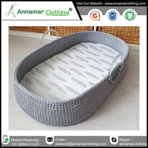 Good Quality Super Soft Organic Cotton Baby Bassinet Sheets at Wholesale Price - Product Image 6