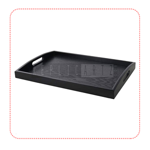 Replicartz Private Label High Quality Wood Food Service Trays Coffee Serving Tray <b>Plate</b> Tableware From Uttarakhand - Product Image 1