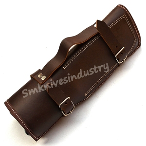 ชุดมีดเชฟ,04ชิ้นทำด้วยมือดามัสกัสมีสไตล์พร้อมชุดหนัง (Smk1930) เหล็กดามัสกัส67ชั้นเหล็กดามัสกัส - Product Image 6