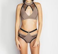 Shemax Pole Dance Haut et Bas Brun Sable