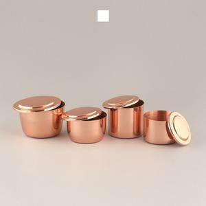 โหลเทียนชุบทองแดงสำหรับตกแต่งบ้านทำจากโลหะทำด้วยมือดีไซน์ตามสั่งทันสมัย - Product Image 2