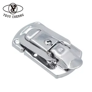 Taiwan certificated HC266 plated silver metal <b>toggle</b> lock for high-grade heavy duty cabinet case precision locks hardware - Product Image 1
