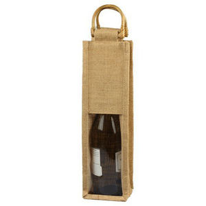 Craft Brew Tote 6-Bottle <b>Bag</b> six <b>wine</b> bottle <b>bag</b> jute <b>wine</b> bottle <b>bag</b> - Product Image 1