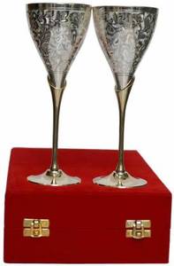 Premium Brass <b>Wine</b> <b>Goblet</b> Engraved Handmade Chalice Metal Drinking Cup Elegant Barware Glassware Wedding Party Table Accessory - Product Image 2