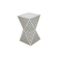 <strong>Best</strong> Quality Bone Inlay <strong>Bed</strong> Side Table New Design Stool in Grey Bedroom Wedding Modern Hot <strong>Selling</strong> Seat